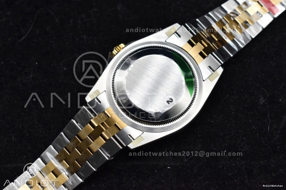 Dial Edition Bracelet YG Textured SS VS 126283rbr Steel 36 904L Jubilee Best 1:1 577 on Diamonds Comfortable DateJust VSF 0317